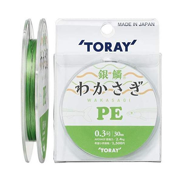 ����(TORAY) PE���C�� ��� �킩���� PE 30m 0.2�� 2.1kg �O���[��
