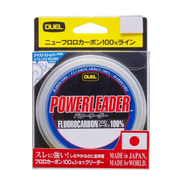 �f���G��(DUEL) ���C��(�t�����J�[�{��) HARDCORE POWERLEADER FC 30m 8Lbs.  �i�`�������N���A�[
