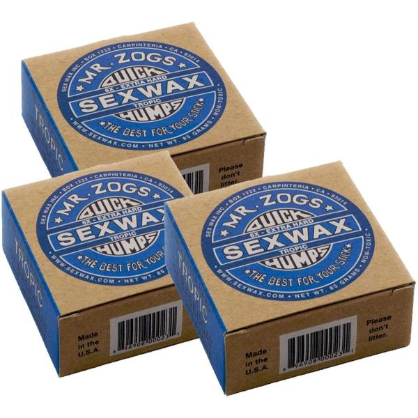 SEXWAX(�Z�b�N�X���b�N�X) �T�[�t�B���p���b�N�X QUICK HUMPS 6X �u���[ ������3�Z�b�g