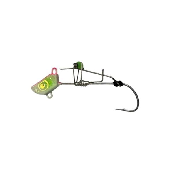 三宅商店 タッチポン陸 SS 9g 太刀魚テンヤ (極上カラー G12 スターダストピンクグロー)