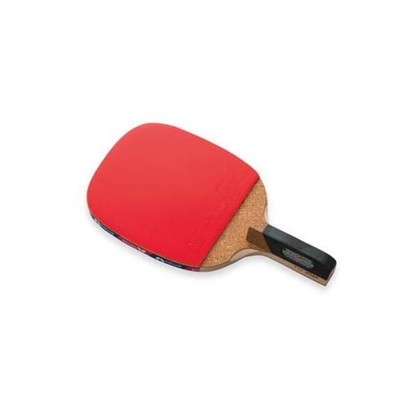 ラバーばり日本式ペンラケットです。裏面コルクあり、黒塗り仕様です。ラバーばりラケットはラバーの貼り替えはできません。レジャー用としてご使用ください。又、ラージボールには使用できません。