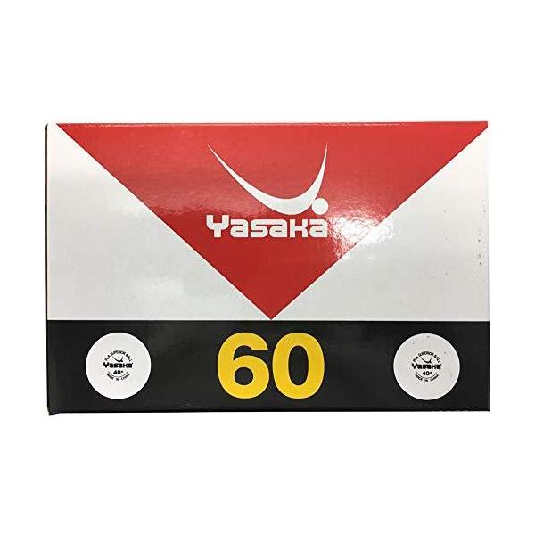 ヤサカ(Yasaka) 卓球ボール ヤサカプラスペリオールボール ホワイト (60個入り)YaSaKa YSK-A53