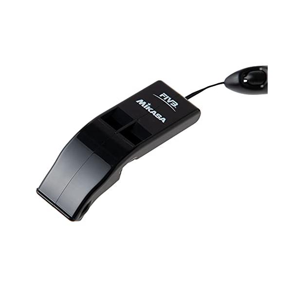 ミカサ(MIKASA) バレーボールホイッスル コルクなし 黒 BEAT500-BK