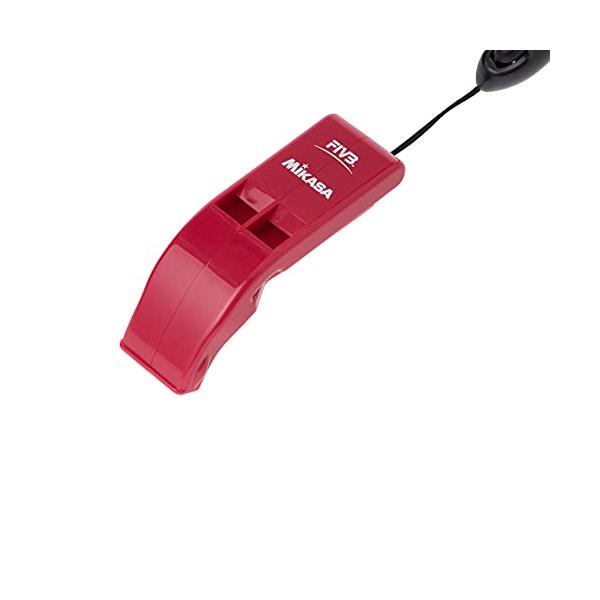 ミカサ(MIKASA) バレーボールホイッスル コルクなし 赤 BEAT500-R