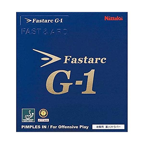 他サイト： ニッタク(Nittaku) 卓球 ラバー ファスタークG-1 裏ソフト テンション レッド MAX NR8702の商品画像