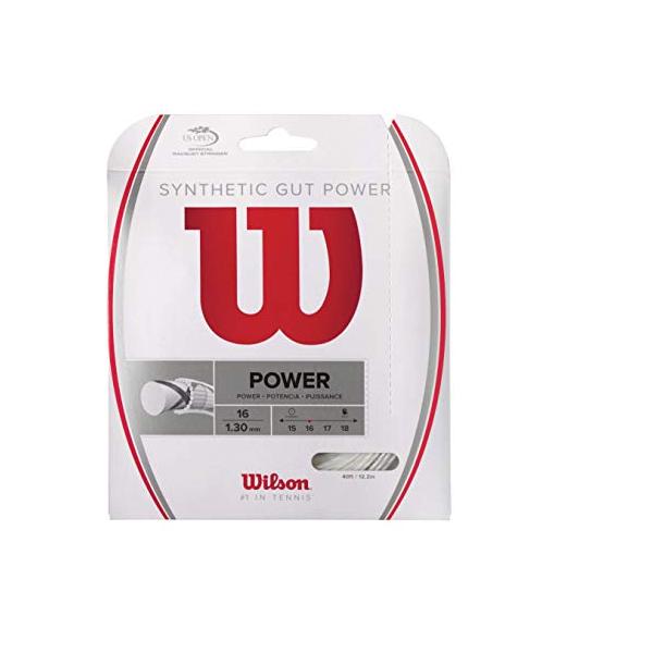 ウイルソン Wilson テニスガット 単張り シンセティックガットパワー16 130 ナチュラル WRZ945100