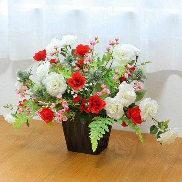 アートフラワー 光触媒 造花 インテリア おしゃれ 高級 エミリーツートンローズ　開店 開院 開業 新築 引っ越し 移転 お祝いにも 新商品