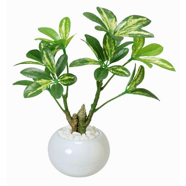 フェイクグリーン 人工観葉植物 光触媒 観葉植物　シェフレラポット （インテリア リアル おしゃれ 造花）