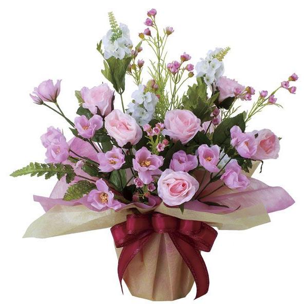 アートフラワー 造花 光触媒フラワー　光の楽園　プリーズ■商品サイズ：幅40cm 奥行33cm 高さ45cm■お部屋のアクセントや空間に彩りを添え、空気をキレイにするはたらきで、快適さとやすらぎの空間造りをお手伝いします。　■お誕生日・母の...