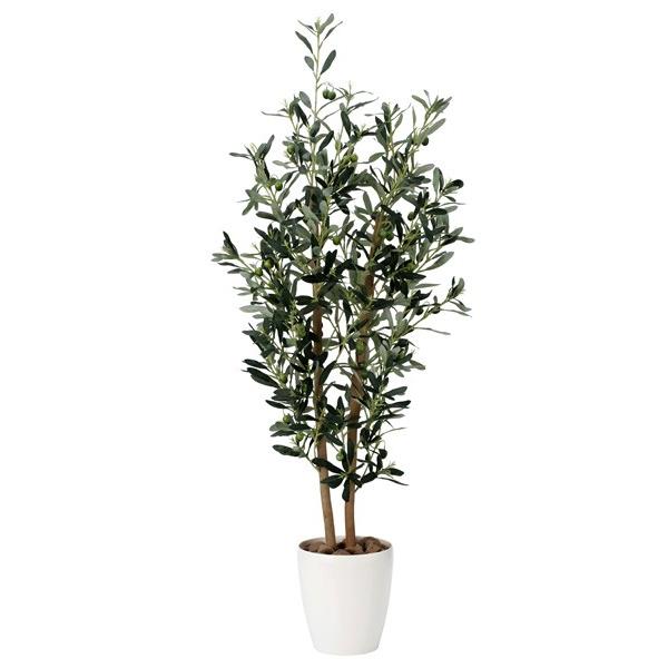 人工観葉植物 フェイクグリーン 光触媒 観葉植物 オリーブ1.2m