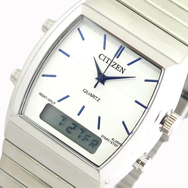 シチズン Citizen 腕時計 メンズ 超定番 レディース Jm0540 51a シルバー ホワイト クォーツ