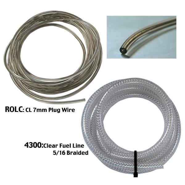 �N���A �t���G�����C�� Clear Fuel Line 5/16 Braided