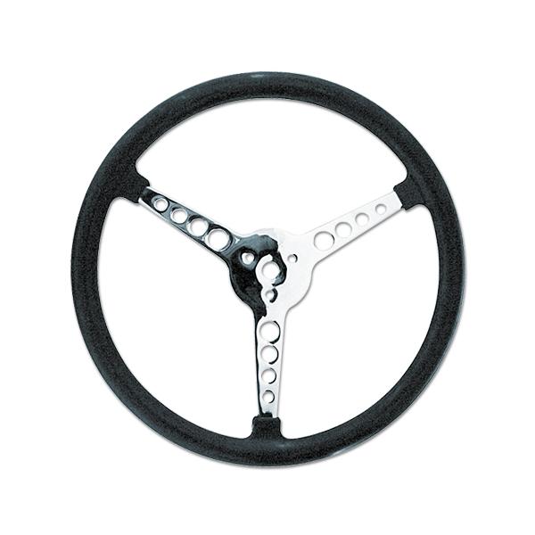 Bell Style Steering Wheel ラウンドホール 4スポーク 34cm : MOONEYES