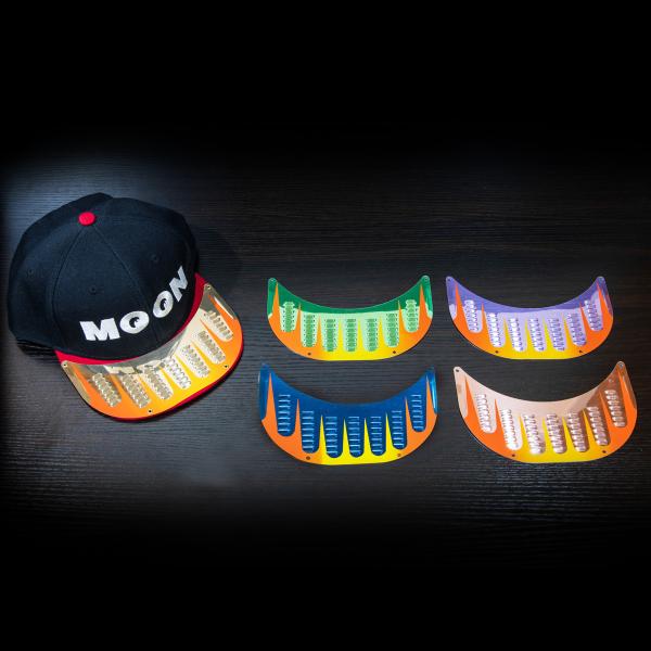 MOONEYES ムーンアイズ ルーバー for MOONEYES キャップ(スキャロップ
