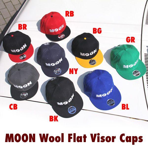 MOONEYES ムーンアイズ ウール フラット バイザー キャップ : MOONEYES