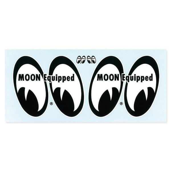 MOONEYES ムーンアイズ MOON Equipped 4 Eyes 水貼り転写デカール