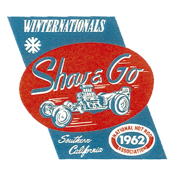 ホットロッド ステッカー 1962 NHRA WINTERNATIONALS Show & Go