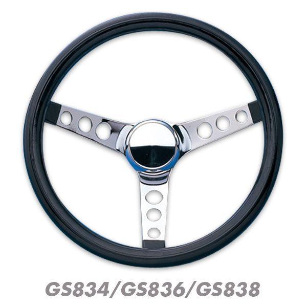 グラント クラシック ブラック フォーム ステアリング ホイール Grant Classic Cruisin' Black Vinyl steering Wheels 31cm
