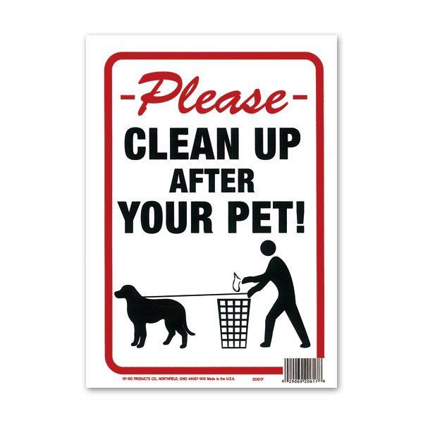 CLEAN UP AFTER YOUR PET (ybg̃S~LC)