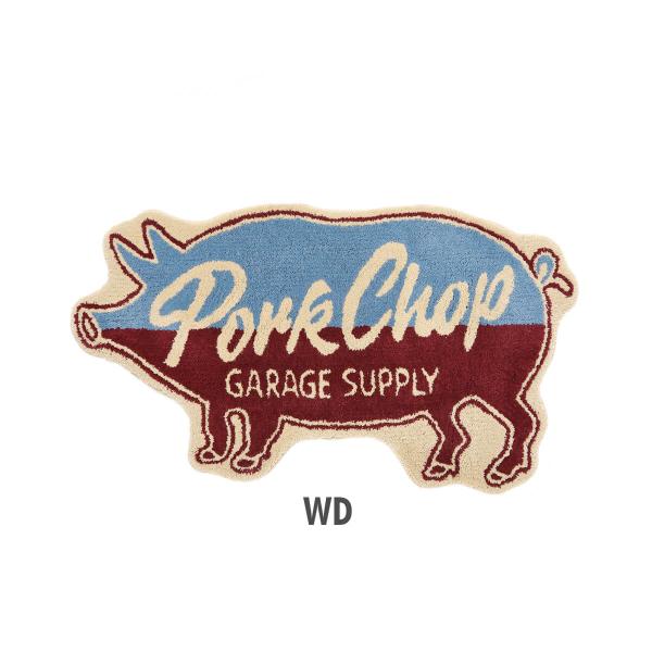 ポークチョップ　PORKCHOP 【ラグ マット】 ポークチョップ PORKCHOP ラグ マット : MOONEYES - 通販 - Yahoo