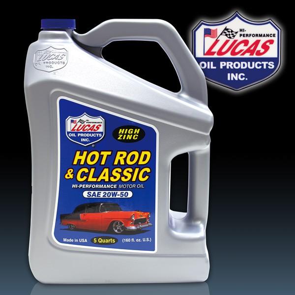 Lucas Hot Rod &amp; Classic 20W-50 (5qt)