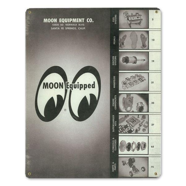MOONEYES ムーンアイズ MOON ビンテージ サイン プレート 1960年 Front