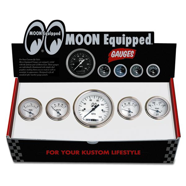 MOONEYES MOON Equipped (ムーン イクイップド) 5 ゲージ セット 