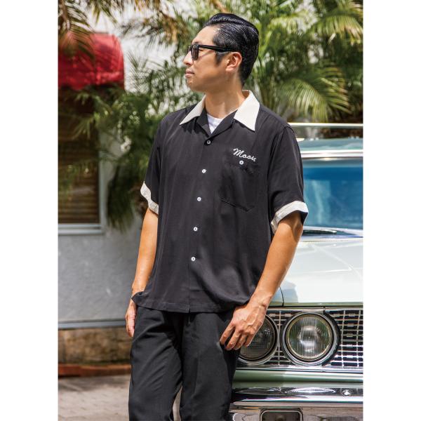 m*n様 TEMMYE ボウリングシャツ Lサイズ グレー黒 m*n様 TEMMYE ボウリングシャツ Lサイズ グレー黒 大きいサイズ