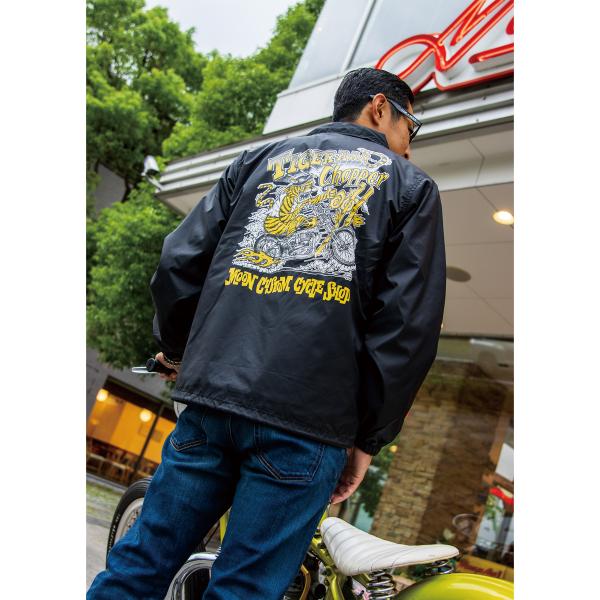 MOONEYES ムーンアイズ MCCS Tiger Chopper コーチ ジャケット MOONEYES ムーンアイズ MCCS Tiger Chopper コーチ ジャケット