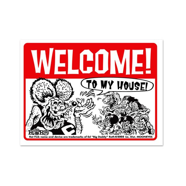 RAT FINK ラットフィンク メッセージ ボード Welcome ウエルカム 
