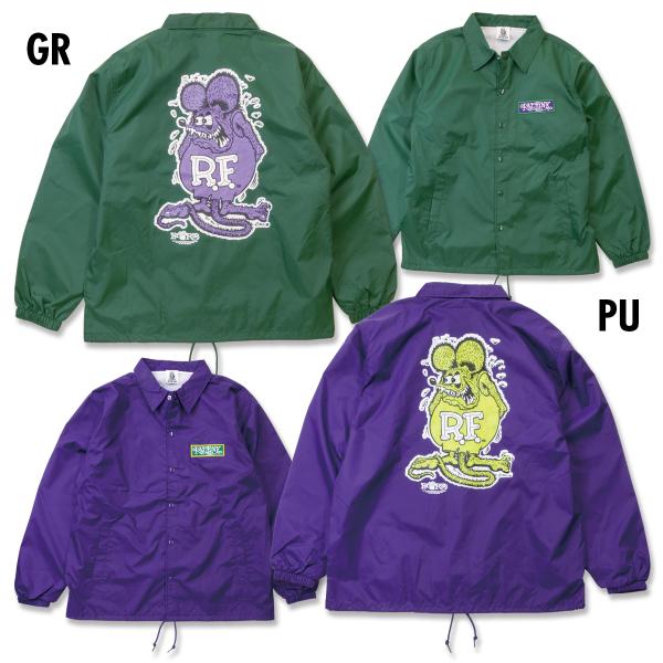 MOONEYES XXLサイズ ラットフィンク Rat Fink コーチ ジャケット