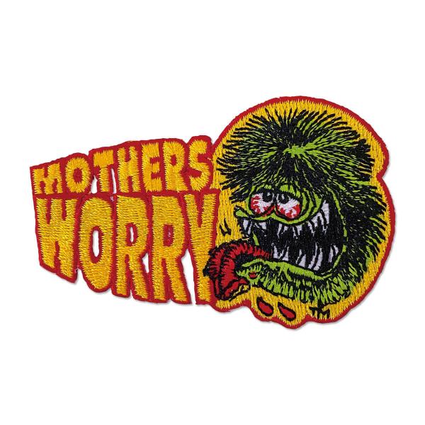 RAT FINK ラットフィンク MOTHERS WORRY パッチ : MOONEYES