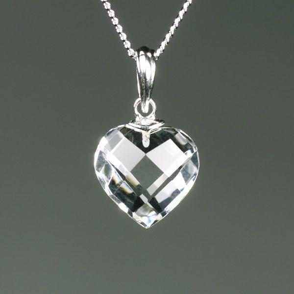 Y-D7 天然水晶ペンデュラム【ハート型】 : 水晶天然石専門店ムーン