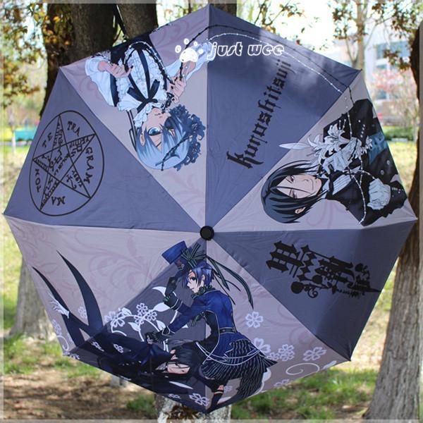 黒執事 シエル ファントムハイヴ セバスチャン 大人気 キャラクターグッズ アニメ 折りたたみ傘 晴 雨 両用 売れ筋 痛傘 Animesan38 オーズ 通販 Yahoo ショッピング