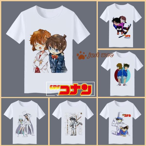 名探偵コナン 工藤 新一 灰原 哀 怪盗キッド 柔らかい 半袖 トップス 大人気 キャラクターグッズ アニメ 痛服 可愛い Duanxiu08 オーズ 通販 Yahoo ショッピング