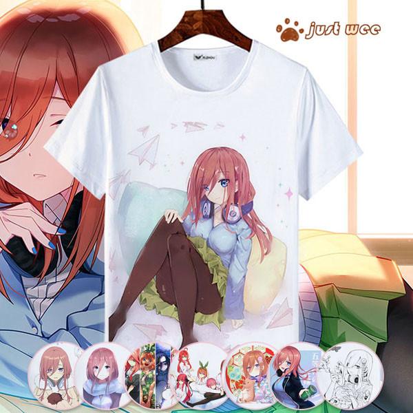 五等分の花嫁 中野 三玖 四葉 柔らかい 半袖 トップス 大人気 キャラクターグッズ アニメ 痛服 可愛い Duanxiu16 オーズ 通販 Yahoo ショッピング