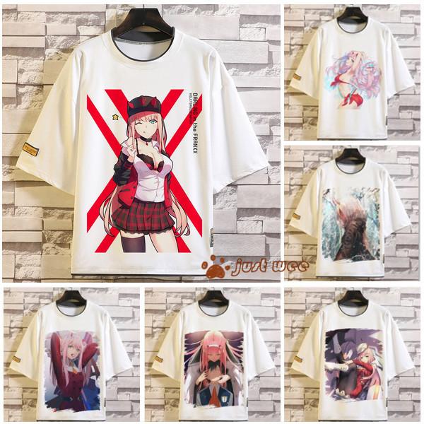 ゼロツー ダーリン イン ザ フランキス 半袖 トップス 大人気 キャラクターグッズ アニメ 痛服 可愛い Tシャツ アニメ Duanxiu30 オーズ 通販 Yahoo ショッピング