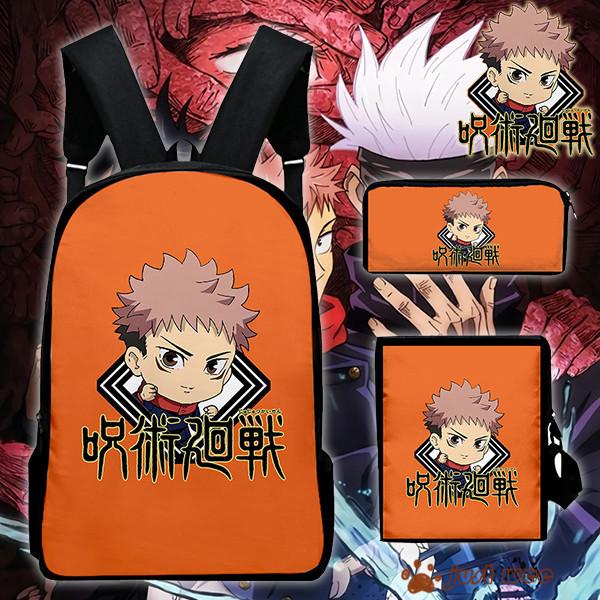 呪術廻戦 フシグロ メグミ 五条悟 大人気 キャラクターグッズ アニメ 売れ筋 鬼滅の刃 プレゼント 三点セット 柔らかい バッグ リュック Zb230 オーズ 通販 Yahoo ショッピング