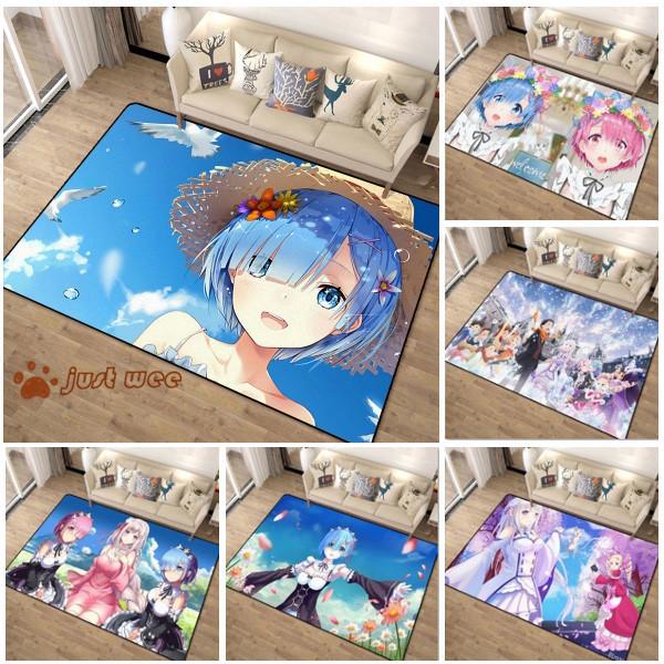 Re ゼロから始める異世界生活 エミリア レム アニメバスマット 大人気 キャラクターグッズ アニメ 売れ筋 プレゼント じゅうたんカーペット Zhoubian487 オーズ 通販 Yahoo ショッピング
