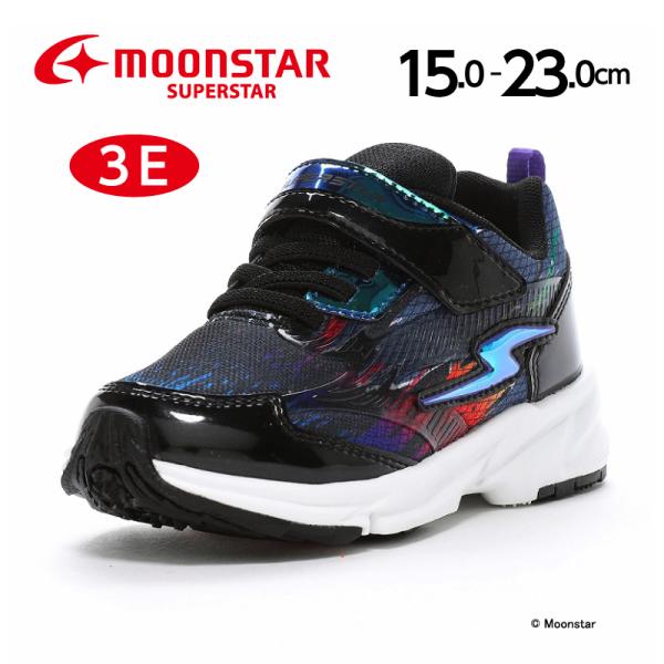 [Release date: November 1, 2024]子どもたちの「速く走りたい」という想いから生まれた「スーパースター」の幅広3Eキッズシューズ。「速く走る」を体現するために搭載されたパワーバネが走りをアシストします。【パワーバ...