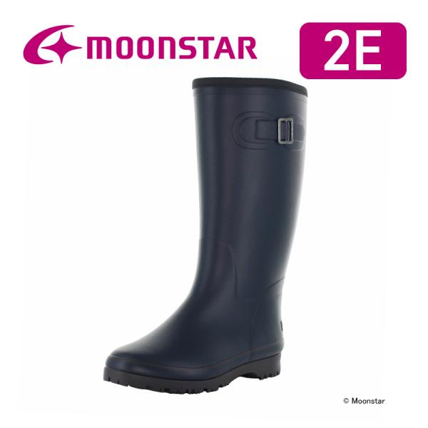 ムーンスター レインブーツ 軽い 長靴 雨靴 防寒 レディース ウィンター シューズ 靴 履きやすい moonstar MF 12RL ネイビー [2024年秋冬新作] 9月6日発売