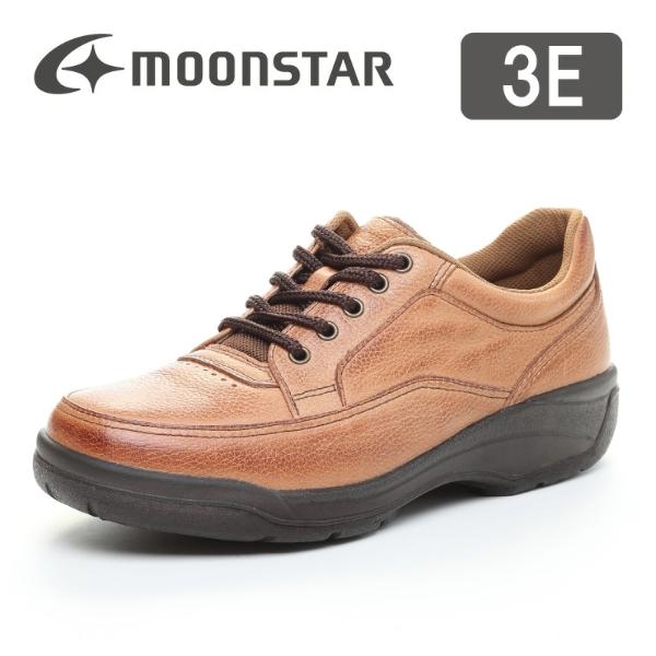 MoonStar（ムーンスター） スニーカー 日本製 幅広 3E 本革 革靴 撥水