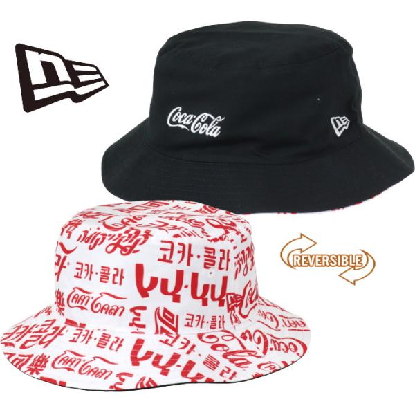 ニューエラ NEW ERA コカ・コーラ Coca-Colaコラボ バケットハット 15154783 メンズ レディース 帽子 2026秋冬