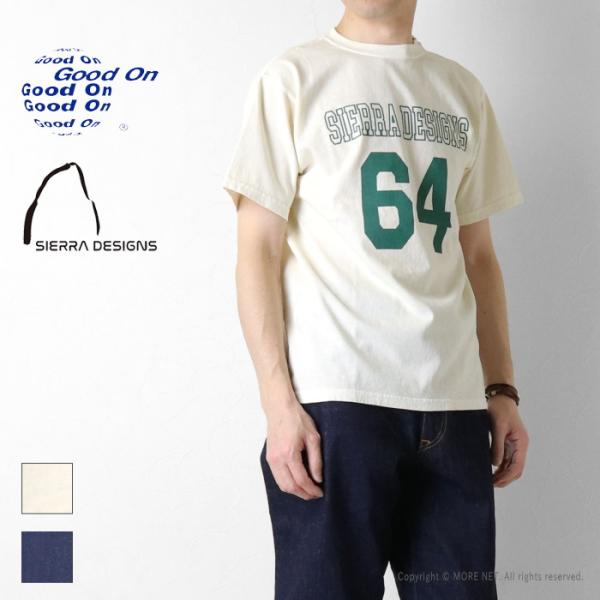 グッドオン Good On x シエラデザインズ SIERRA DESIGNS コラボ 64ティー 1520 メンズ 日本製 半袖 Tシャツ 2026春夏 /返品・交換不可/SALE セール
