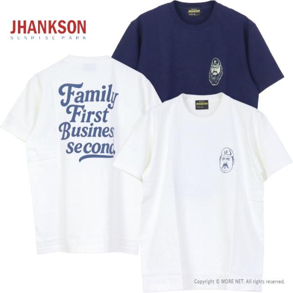 ジャンクソン JHANKSON プリント半袖Tシャツ Family First Tee JH26SS-011CS メンズ レディース 強面おじさん 2026春夏 /返品・交換不可/SALE セール
