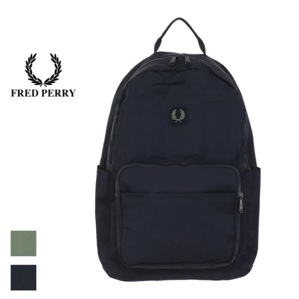 フレッドペリー FRED PERRY クリンクルナイロンバックパック L3339 メンズ レディース カバン リュック 2026秋冬