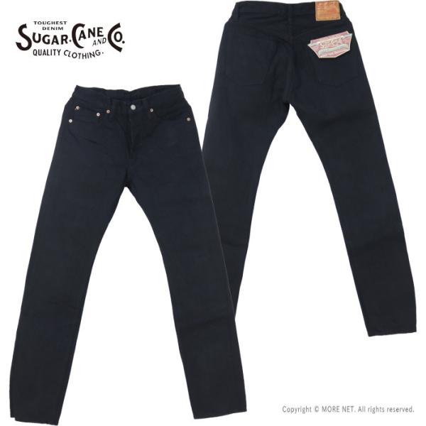 シュガーケーン SUGAR CANE 13ozブラックデニム スリムフィットジーンズ SC41470 メンズ 日本製 2025秋冬