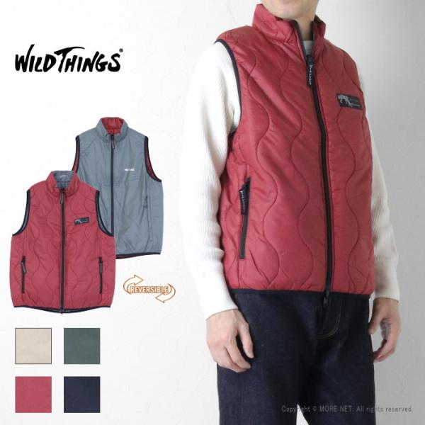 WILD THINGS（ワイルドシングス） リバーシブルビレイベスト WT25140SK