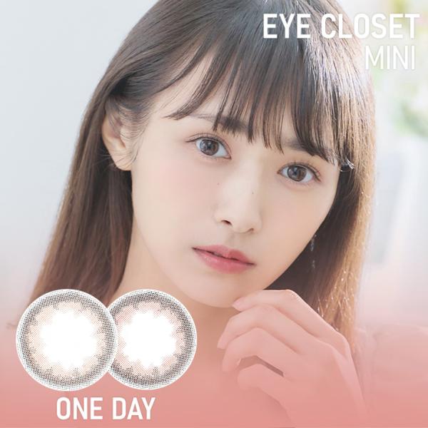 カラコン ワンデー 10枚入 当日発送 アイクローゼット 1day ミニ 度あり 度なし 14.2mm 渡辺梨加 eye closet UVカット 低含水 カラーコンタクトレンズ