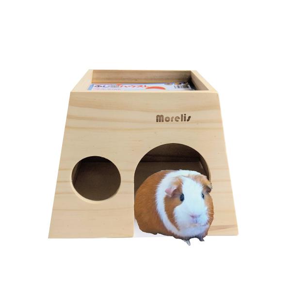 小動物用品 ハウス 木製ハウス 天然木 ハムスター モルモット チンチラ